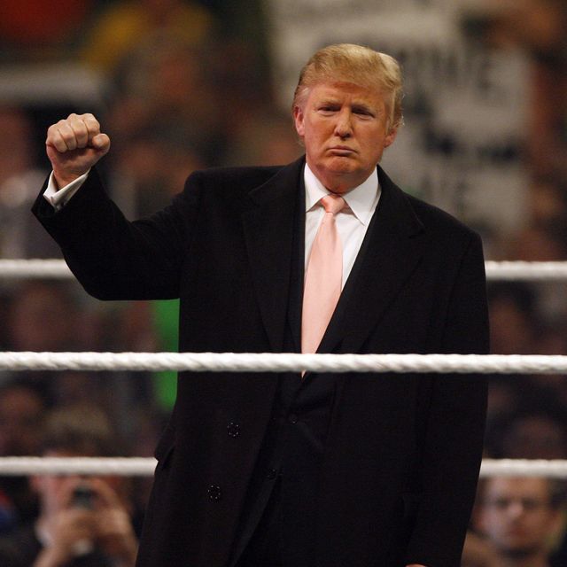 Former WWE participant and current President of the United States of America, Donald Trump