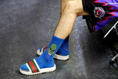 Blue, Human leg, Sock, Carmine, Athletic shoe, Wrist, Electric blue, Calf, Walking shoe, Ankle, 