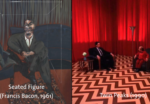 Famous David Lynch Scenes Side By Side With The Paintings