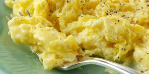 Dish, Food, Cuisine, Ingredient, Mashed potato, Cauliflower cheese, Comfort food, Egg salad, Scrambled eggs, Produce, 
