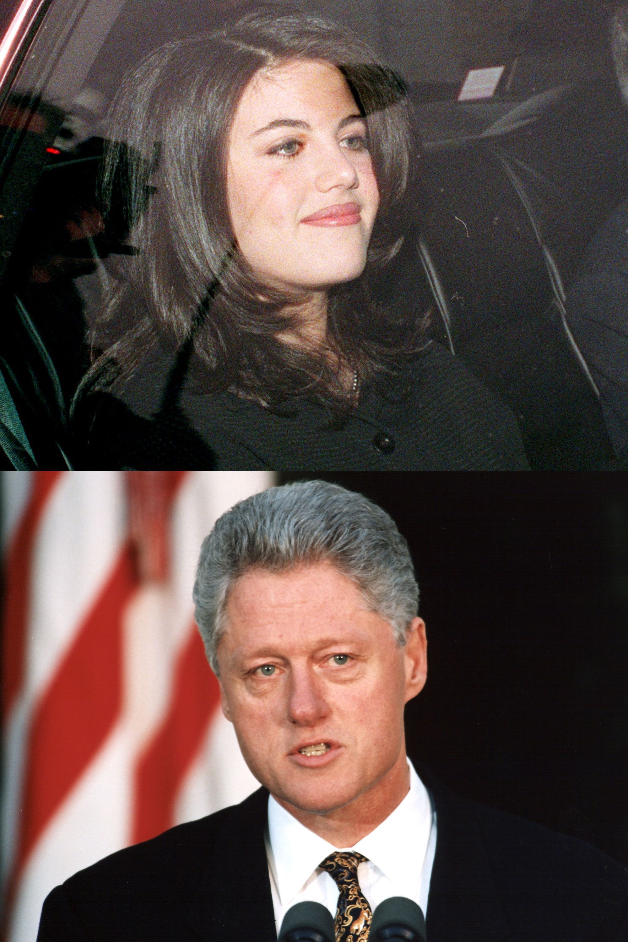 клинтон и моника левински фото