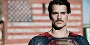 Superman, Facial hair, Fictional character, Superhero, Justice league, Moustache, Hero, Beard, 