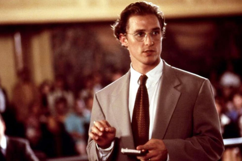 His breakout role saw McConaughey playing a sweaty southern lawyer (seriously, no courtrooms in the South have A/C?) representing a black man who murdered the white men who raped his daughter. It's To Kill a Mockingbird meets John Grisham, and it offered the chance for McConaughey to show off his acting chops with an emotional courtroom monologue. Rent/buy on iTunes.