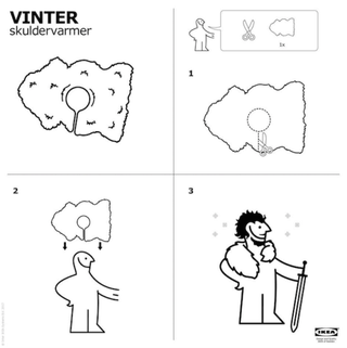 How To Make Jon Snow S Ikea Cape On Game Of Thrones Ikea