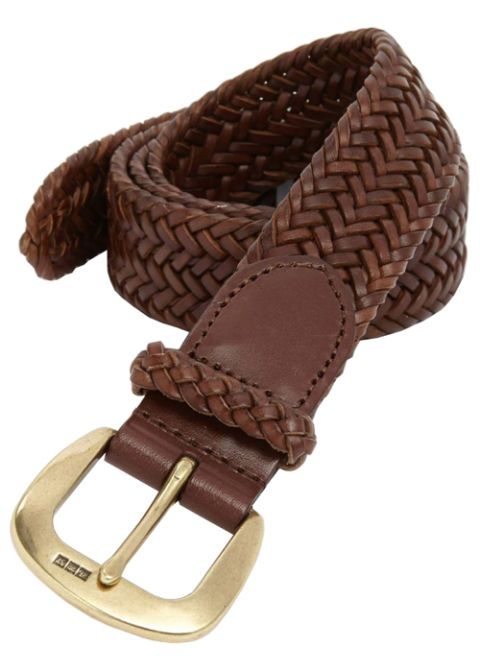 best men's braided leather belts