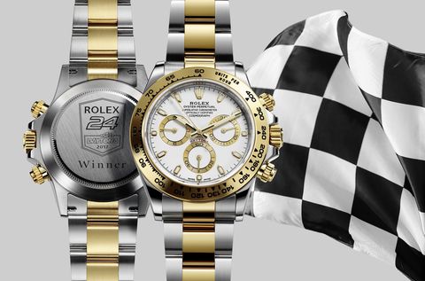 <p>Tough it out to win your class at the Rolex 24 At Daytona and you receive a Rolex Oyster Perpetual Cosmograph Daytona, engraved on the back with the enviable words "24 Hours Winner." It's a hell of a conversation piece, and a rightful heirloom—something you'd want to hold on forever as a testament to your skill and accomplishment. But occasionally, one is up for grabs. "In November 2016," said Boutros, "we had one of those award-winning watches in the sale. Usually, that's because the driver won the race a year or two prior. So they had multiples." That makes more sense: if you're good enough to win at Daytona a few times, <a href="http://thedrive.com/design/9401/rolex-24-veteran-scott-pruett-shows-off-600000-worth-of-rolex-watches" target="_blank">like five-time overall champion Scott Pruett</a>, what's one more watch?  </p>