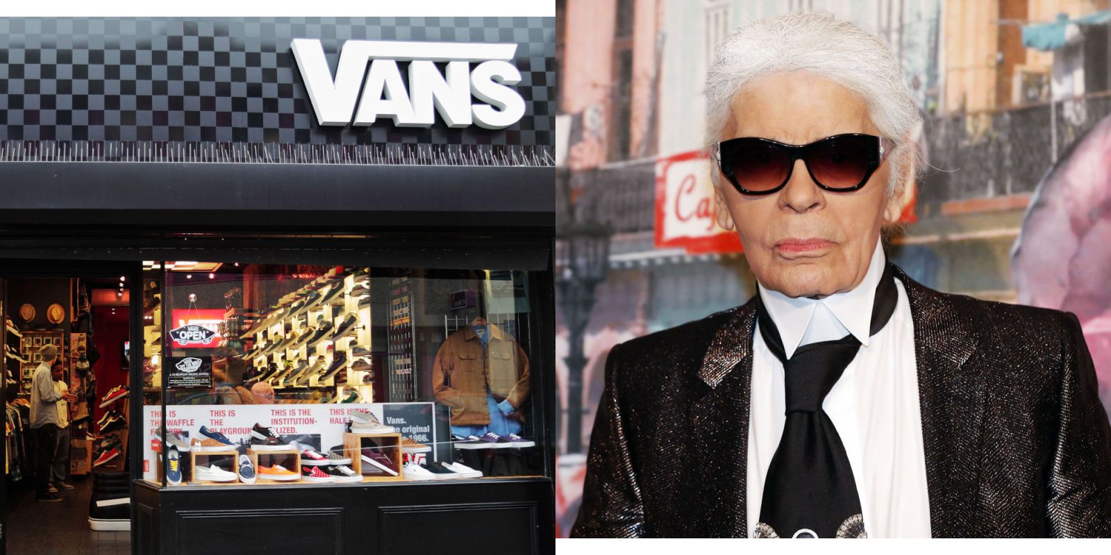 Vans and hot sale karl lagerfeld