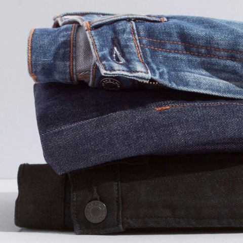 Denim, Textile, Jeans, Pocket, Electric blue, Tan, Stitch, Leather, Label, 