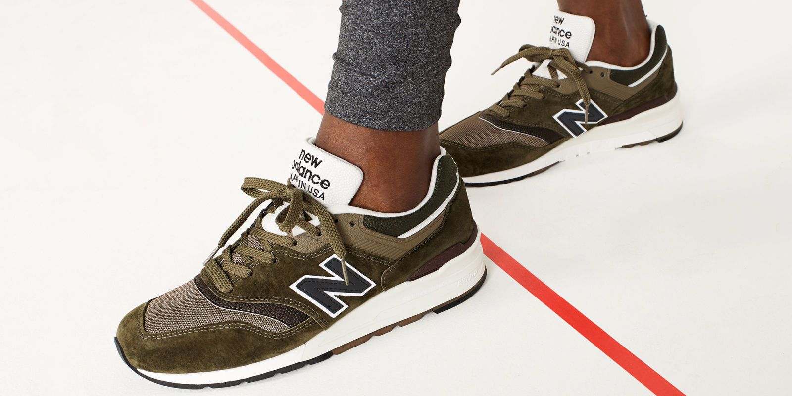 New balance cheap 997 charcoal camo