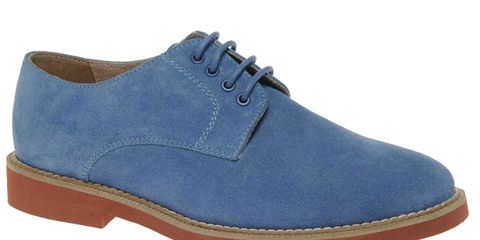 asos blue suede shoes