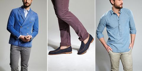 How to Wear Denim Shirts, Shoes, and Jackets — Denim Shirts and Blazers