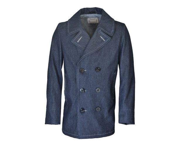 denim peacoat