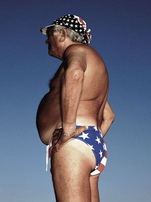 mens speedo american flag