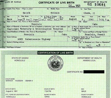 What Is a Long Form Birth Certificate - Obama Long Form Birth Certificate