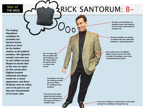 Rick Santorum Sweater Vests Nice - Buy Rick Santorum's Sweater Vests