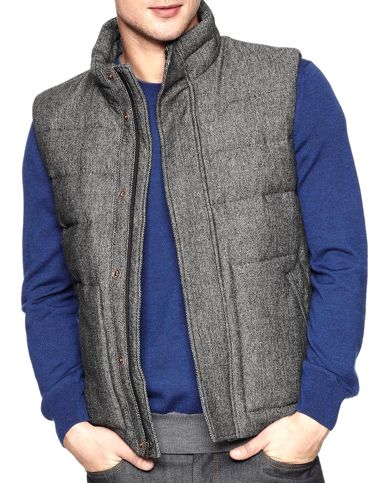 gap mens gilet