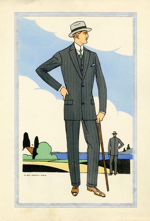 Vintage Men S Fashion Illustrations 19s Men S Style