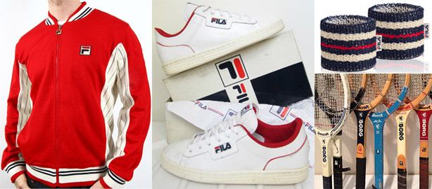 fila bjorn borg vintage