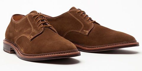 alden blue suede