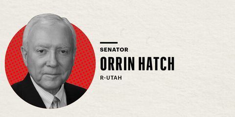 Senator Orrin Hatch Graphic