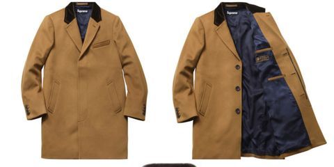 Supreme Wool Overcoat For $600 - Supreme Winter Coats