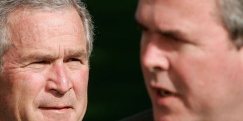 President George W. Bush & Jeb Bush