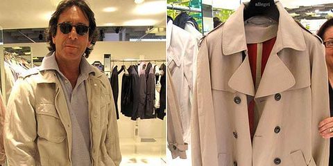 allegri trench coat