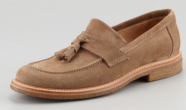 brunello cucinelli mens loafers