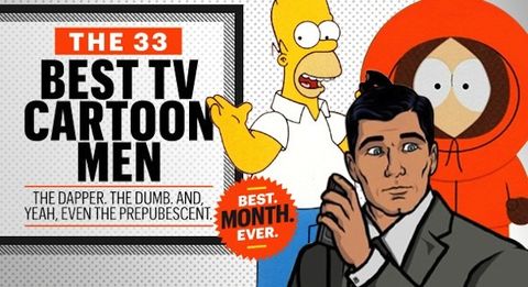 Brunette Black Toon Porn - Best Cartoon Characters in TV History - Our 33 Favorite Cartoon Men