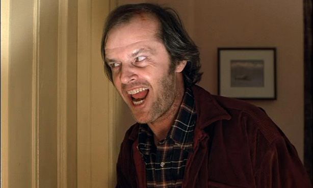 Watch Jack Nicholson Get Into Character For The Here S Johnny Scene In The Shining