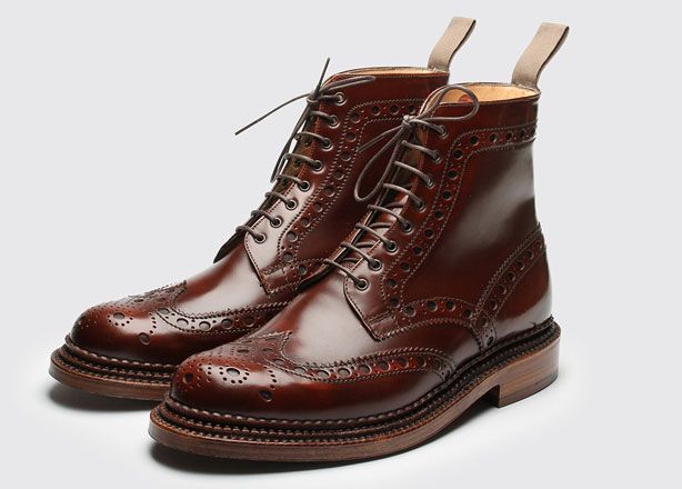 grenson lace up boots