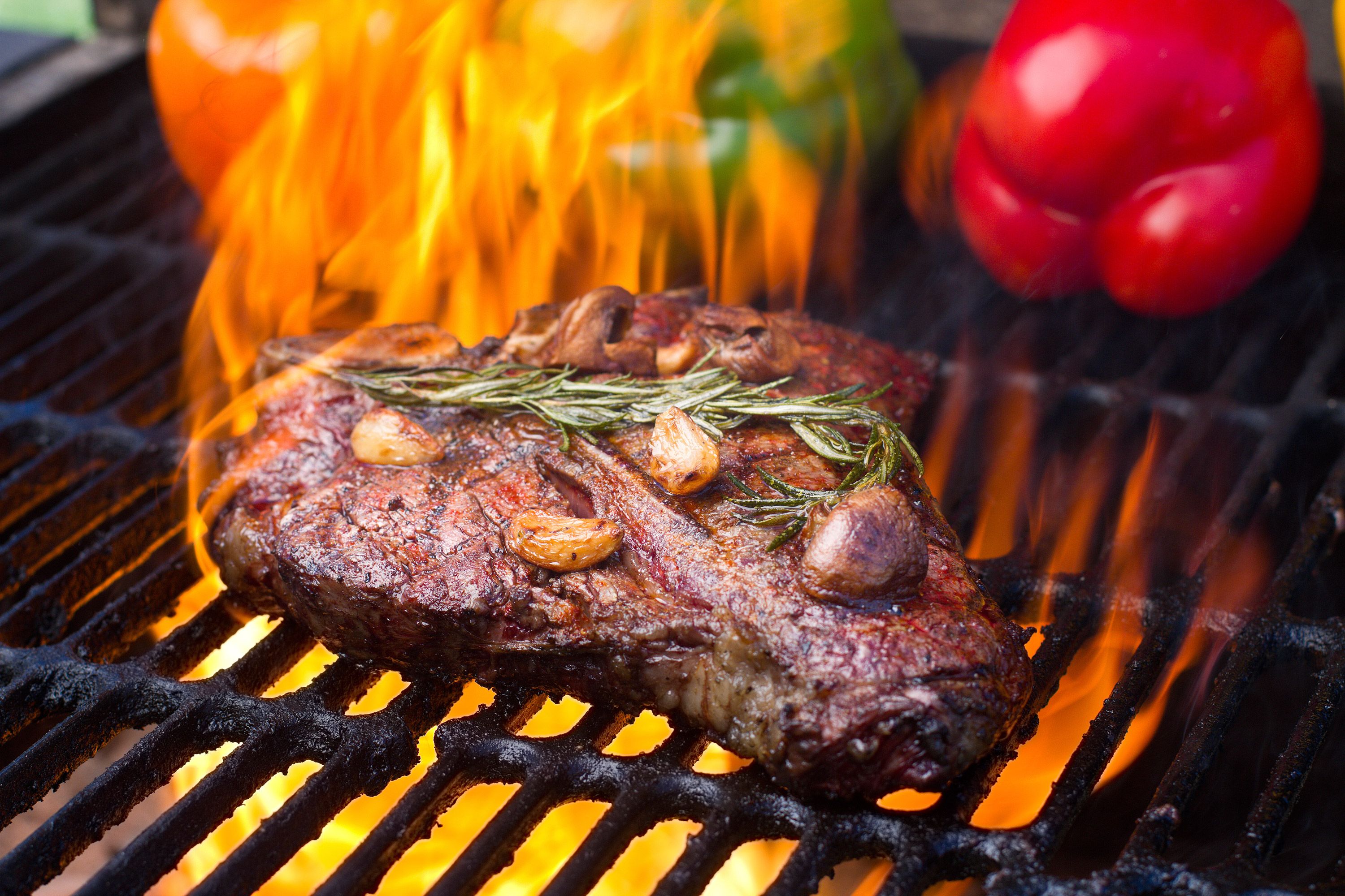 How to Cook Steak over Actual Fire