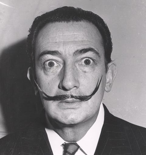 Salvador Dali on Ironic Facial Hair - Best Grooming 2014