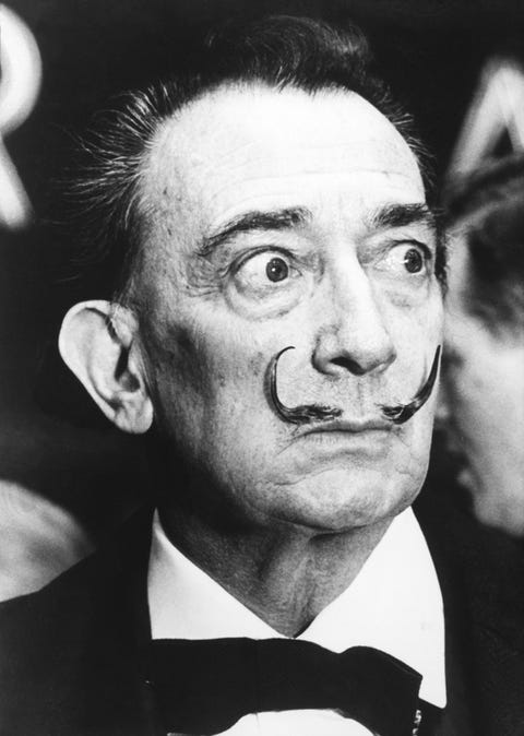 Salvador Dali on Ironic Facial Hair - Best Grooming 2014