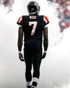 michael vick black falcons jersey