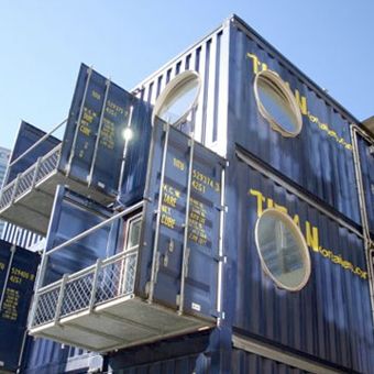shipping container classrooms in london, tower hamlets college