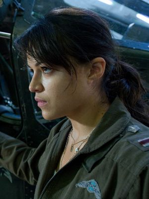 Angry Michelle Rodriguez in Battle LA - Why Is Michelle Rodriguez ...