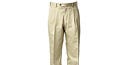 Khaki Pants - Pleats - Relaxed Fit