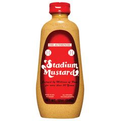 Cleveland Stadium brown mustard