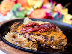 Oak Steakhouse's Cajun-Blackened N.Y. Strip