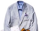 ravazzolo silk-and-cotton blazer