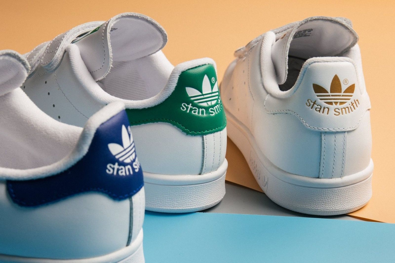 stan smith wit goud