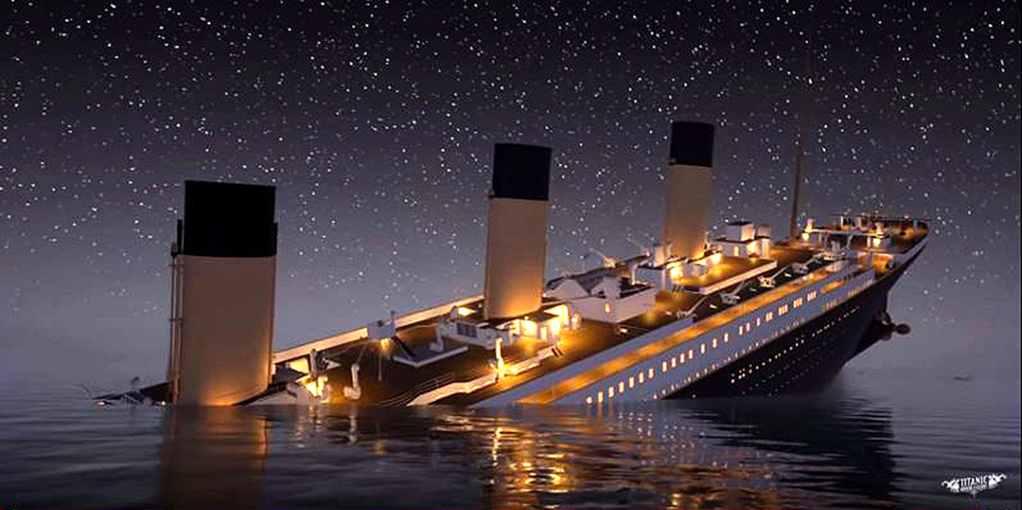 Watch the Titanic Sink in Real Time
