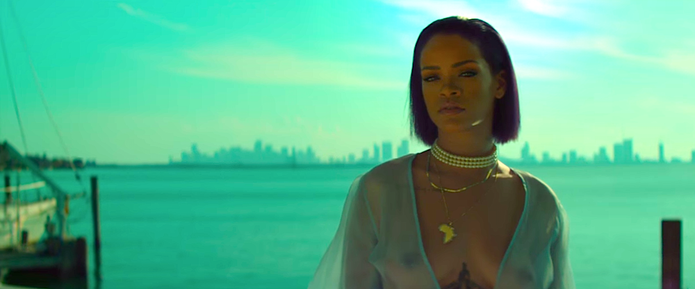 1000px x 416px - Watch the New Rihanna Video for \