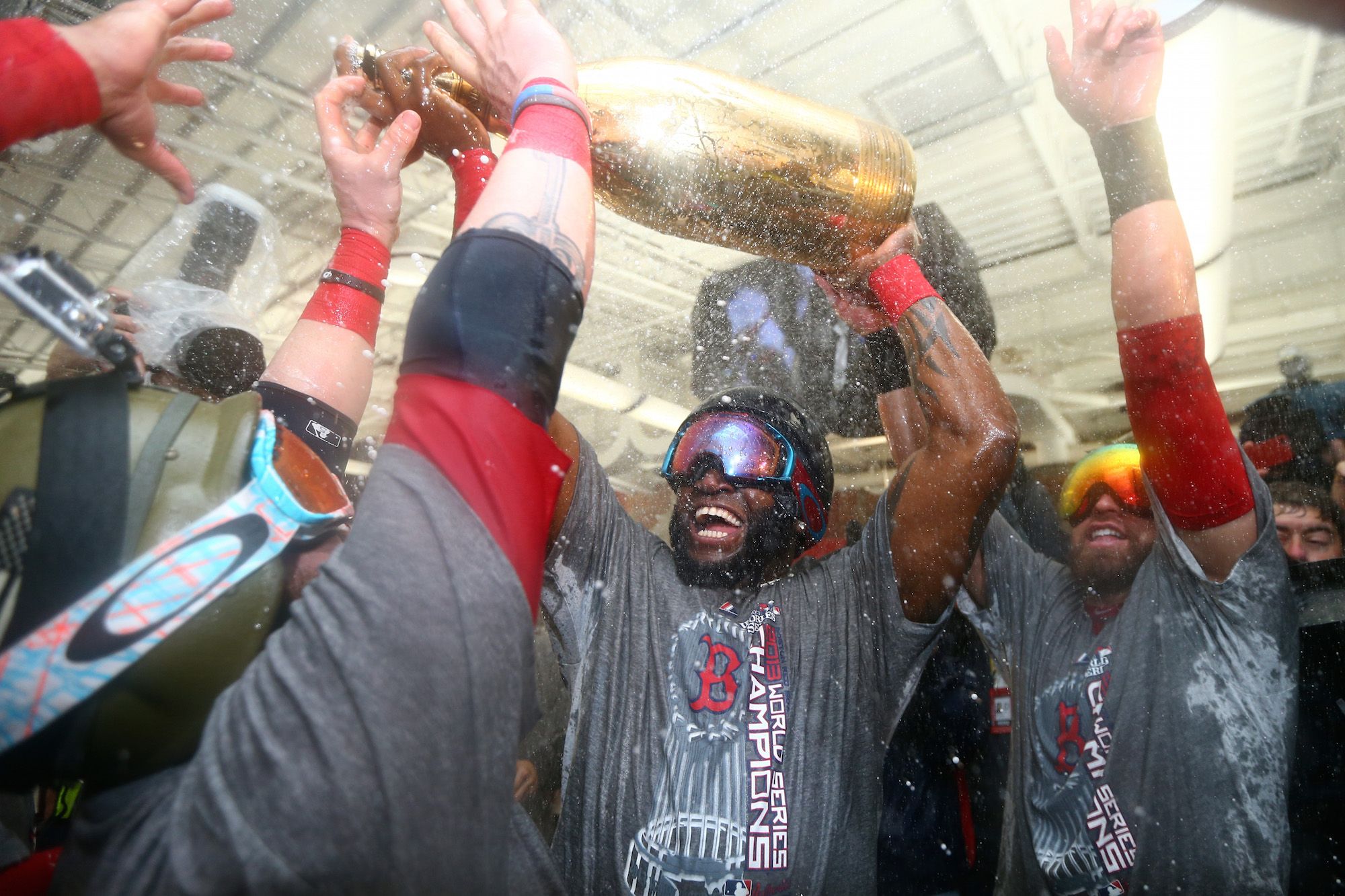 Tom Brady Celebrates World Series Win With Red Sox, Selfie Time!