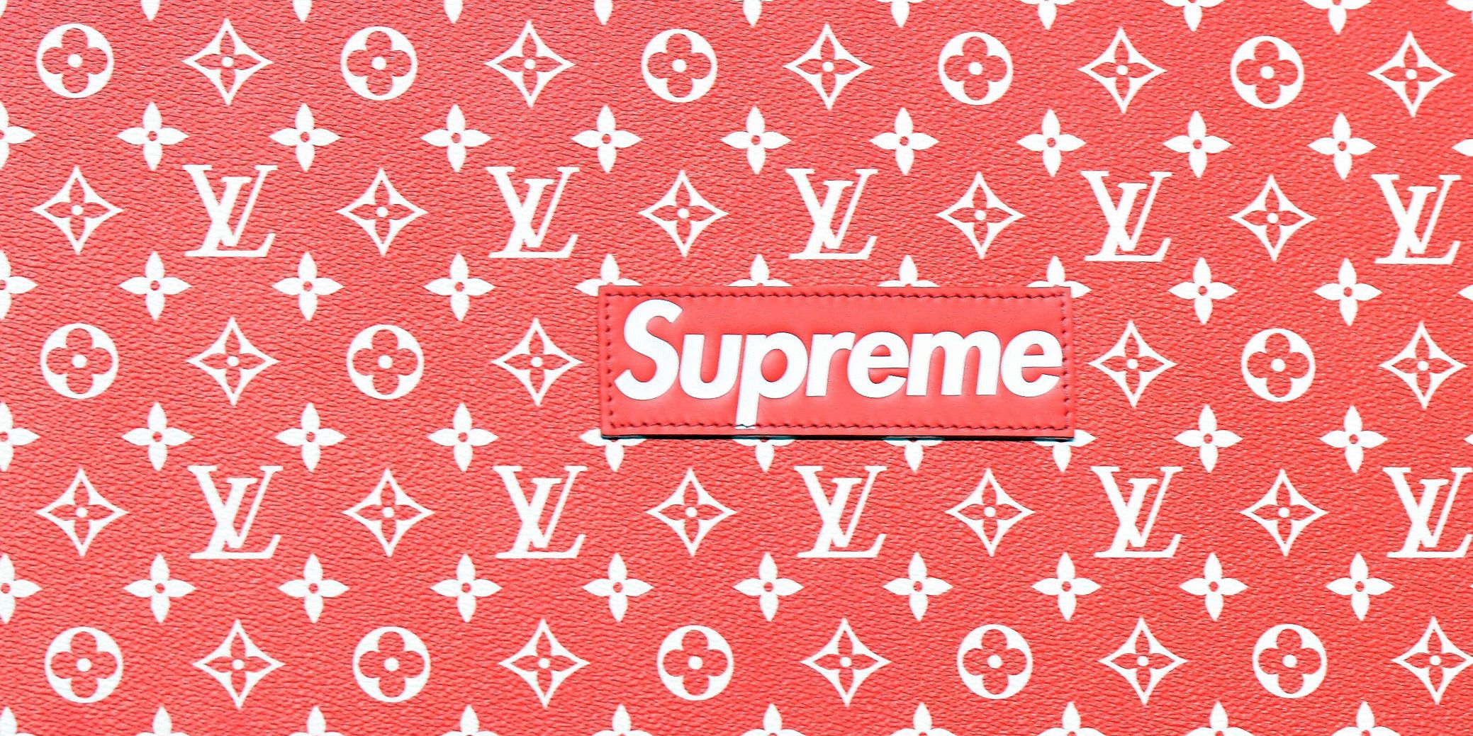 AUTHENTIC LOUIS VUITTON Supreme collaboration Monogram LV Baseball