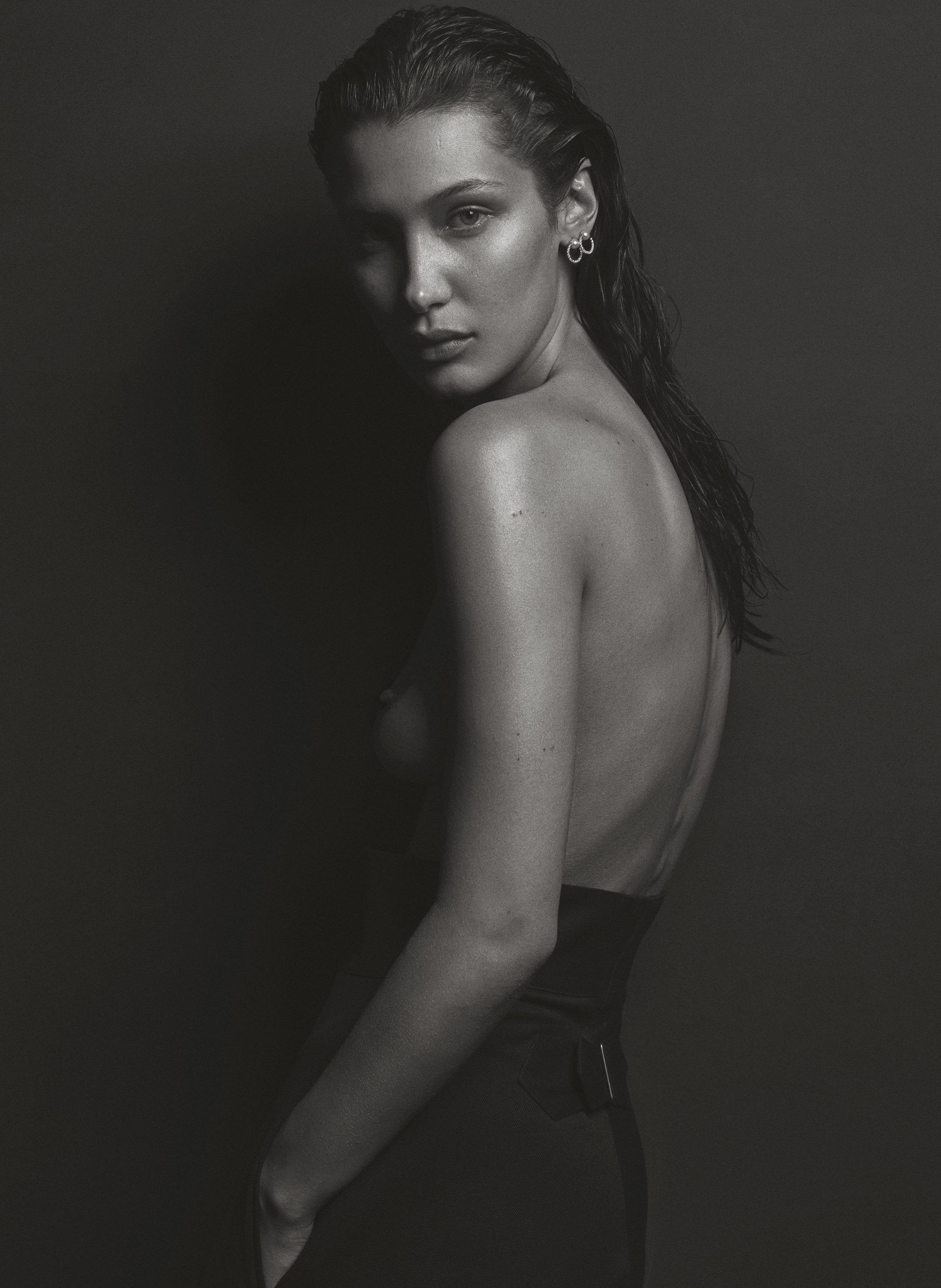 NSFW: Bella Hadid Channels Vintage Kate Moss in V Magazine