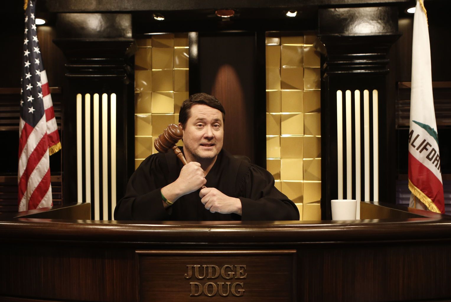 Judge Doug Benson Rules His Court With a Giant Bong on 'The High