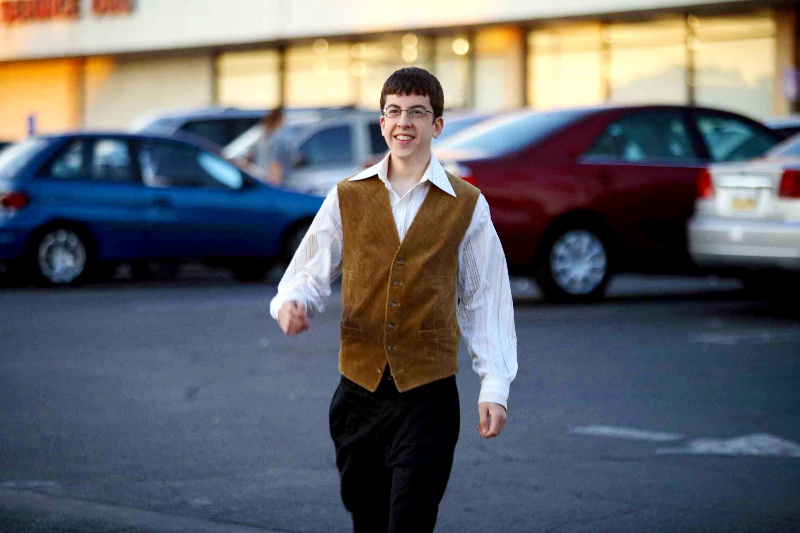 dress shirt with vest no tie