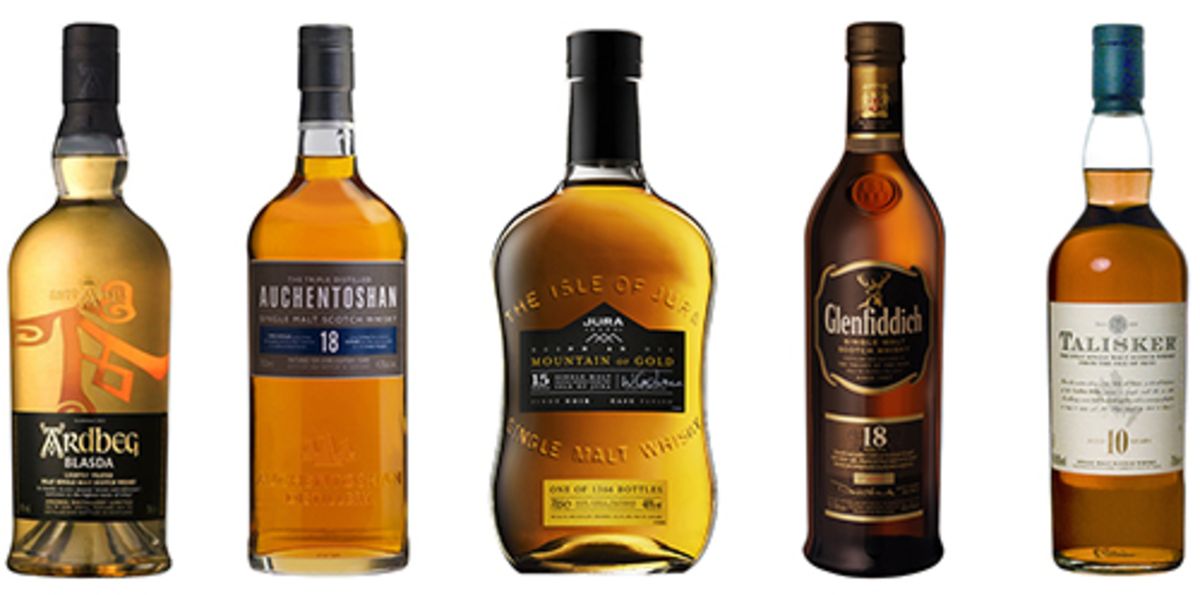 Top five single malts